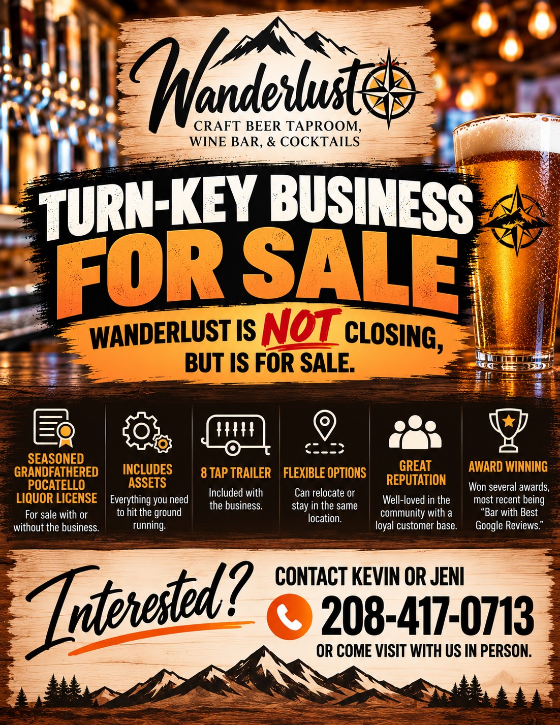 Wanderlust Craft Beer Taproom & Wine Bar